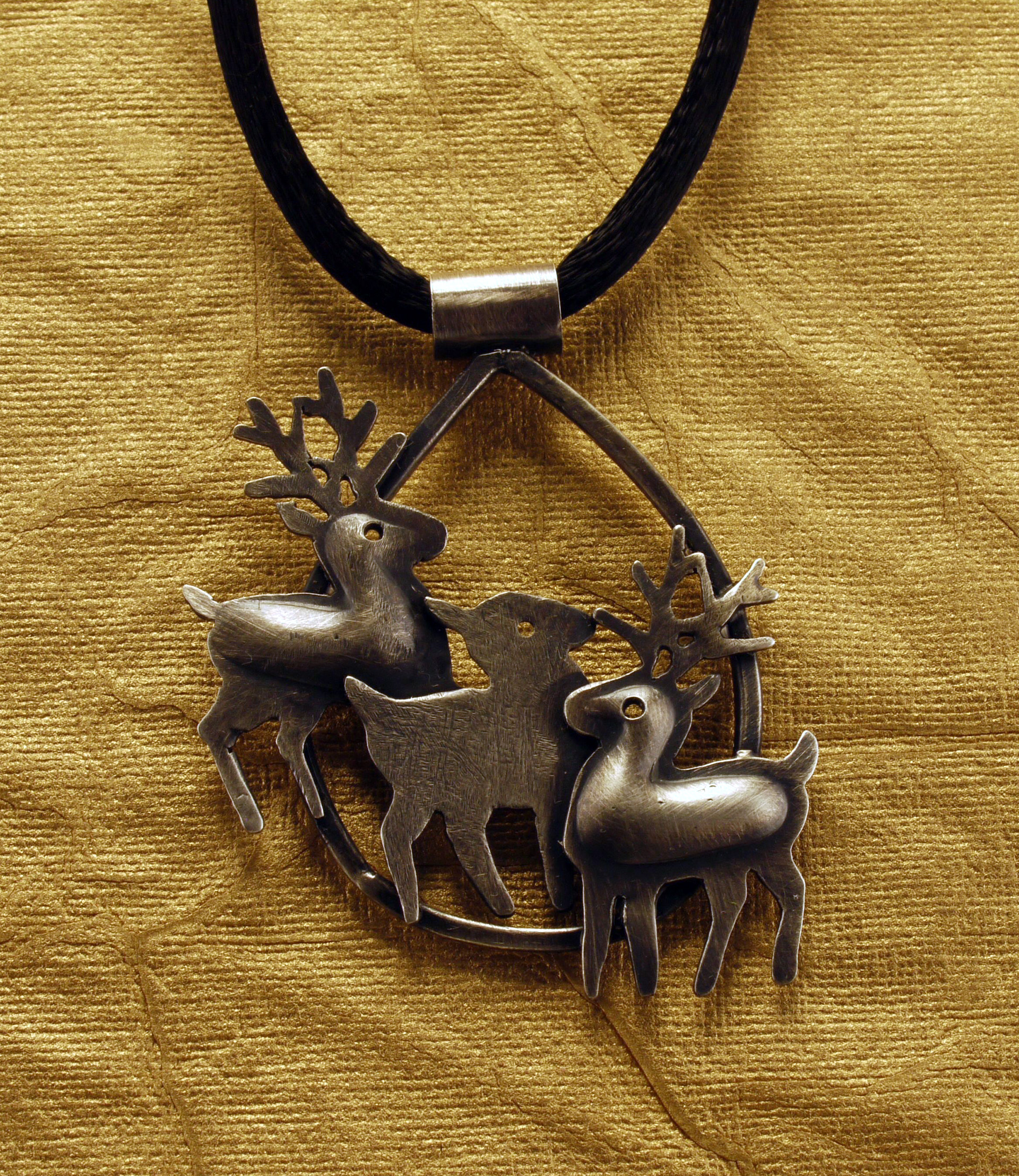 Three Deer Pendant